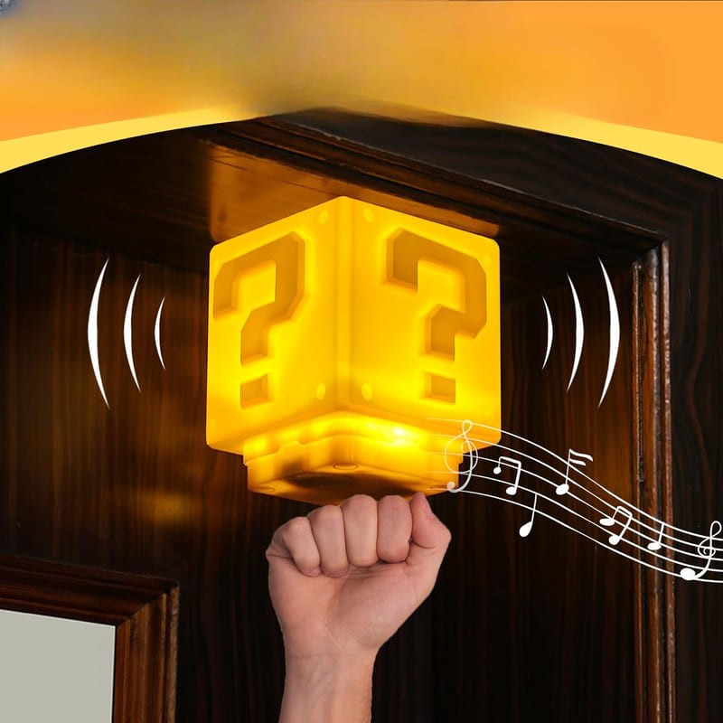 Mario Question Mark Light Cube - Fun Lamp