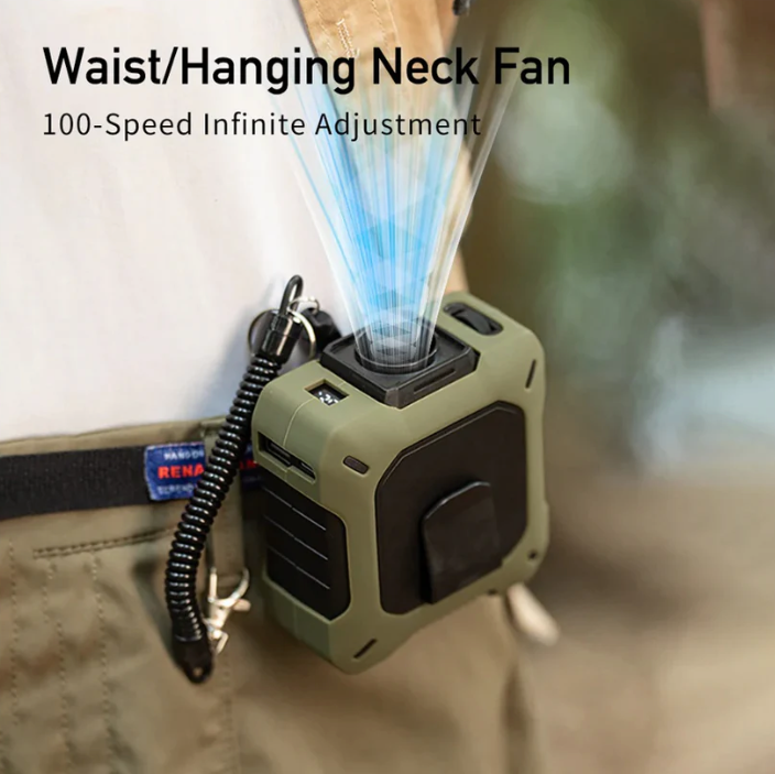 Portable Waist Fan - Hands Free Cooling