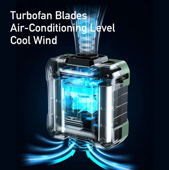 Portable Waist Fan - Hands Free Cooling
