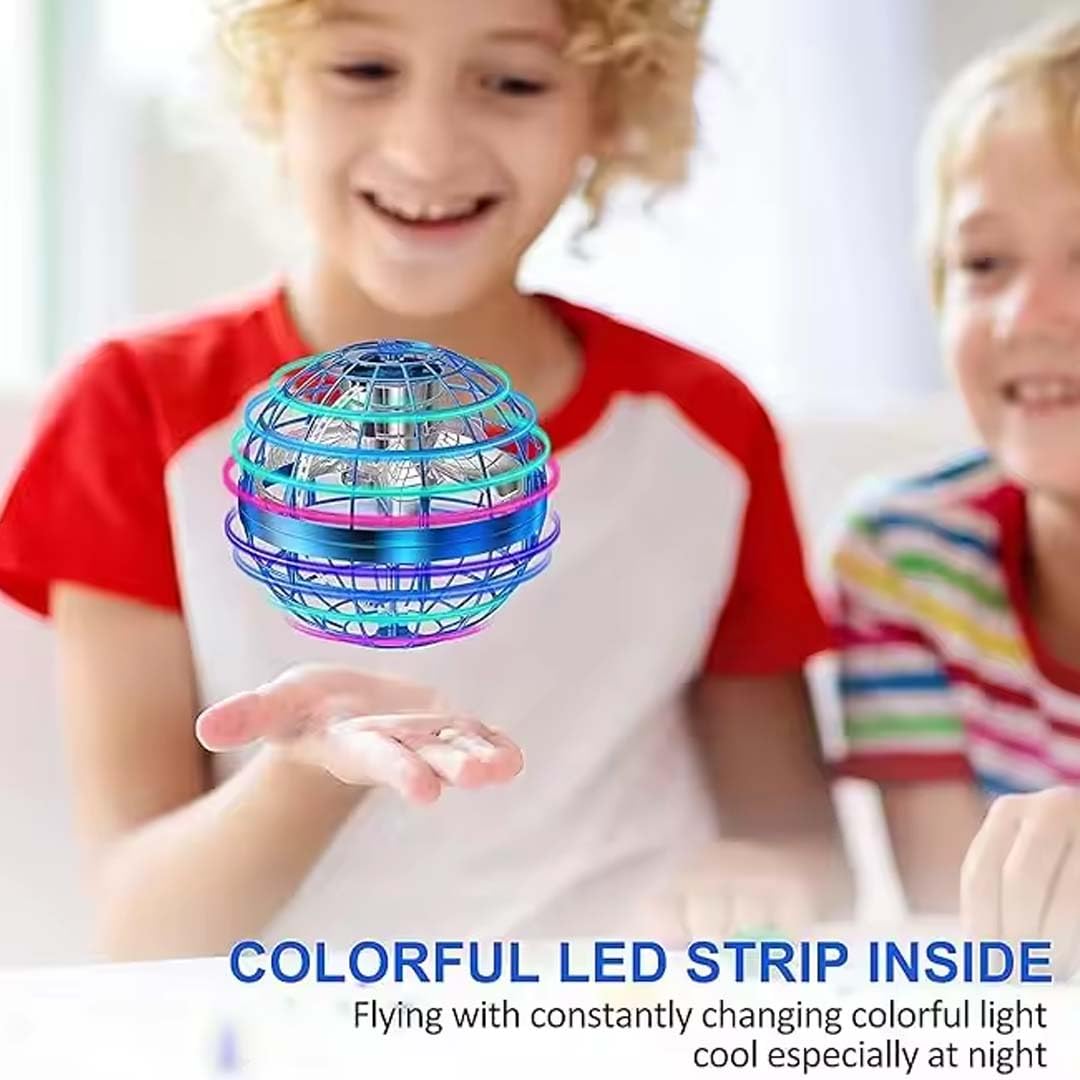 Magic Flying Toy-RGB Lights 360 Rotating Ball