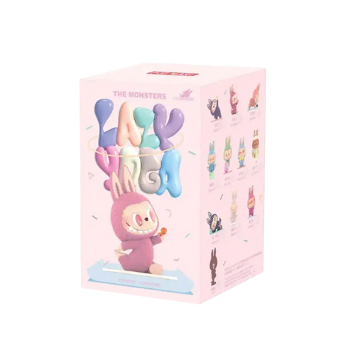 Labubu The Monsters Lazy Yoga Series Figures Sealed Case