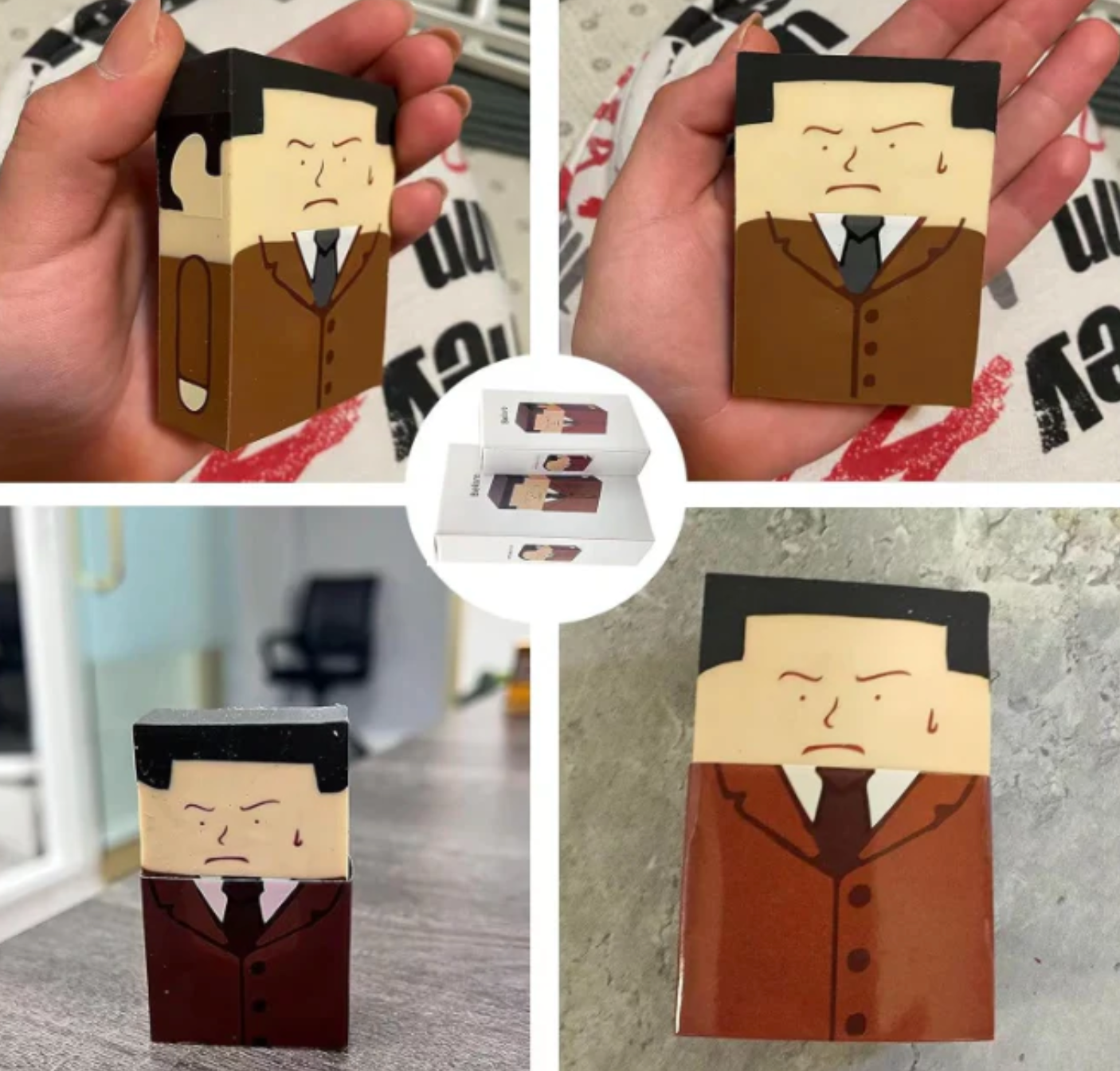 Bald Man Eraser