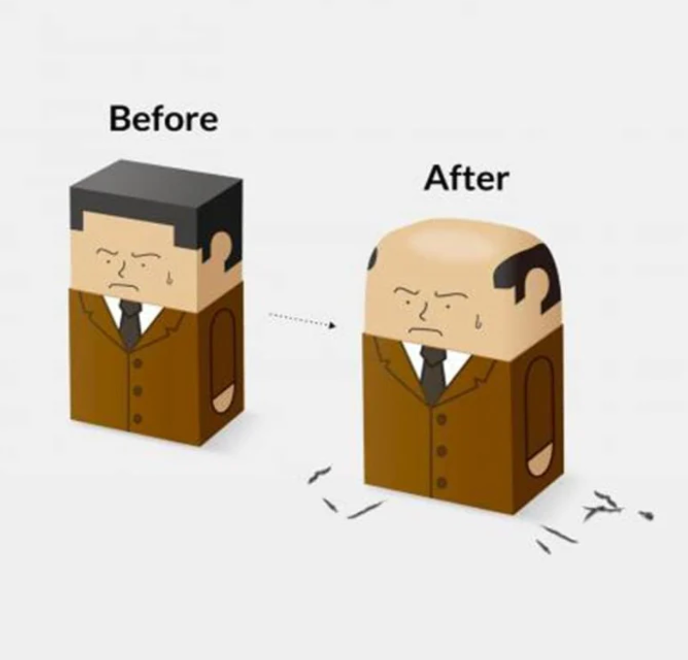 Bald Man Eraser