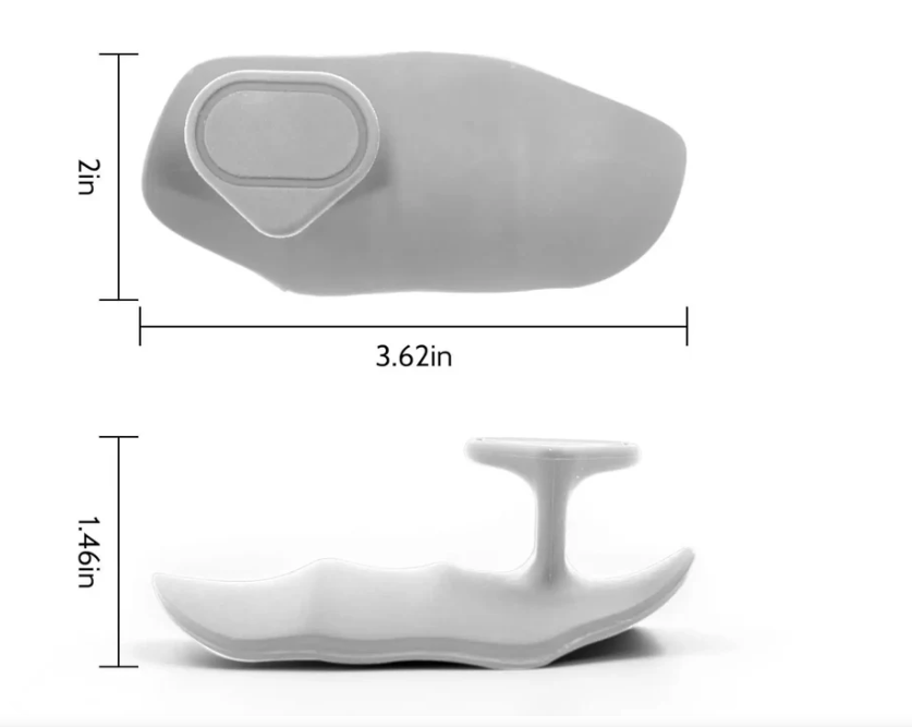 Rubberized Power Grip - Fingerless