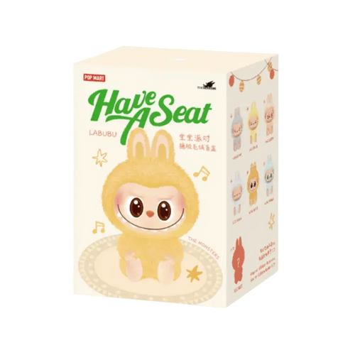 Labubu The Monsters Have a Seat Vinyl Plush Sealed Case Pack of 1